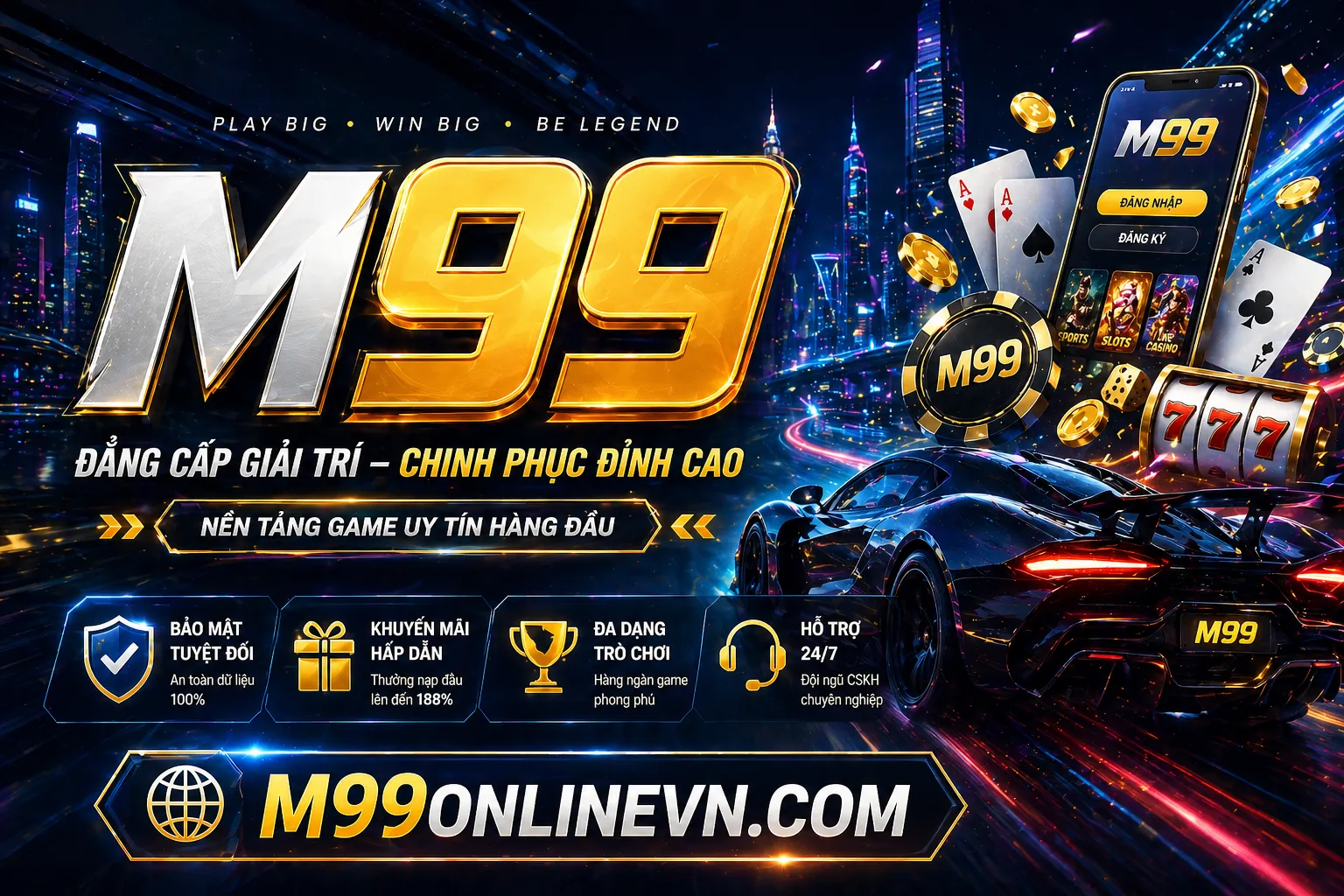 Hình ảnh chính sclub88 nổ hũ với các biểu tượng máy đánh bạc và đồng xu vàng rực rỡ
